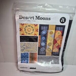 Suzani Triptych Quilt Kit Desert Moons Ancover Fabrics 42" x 60" Keepsake Quilts
